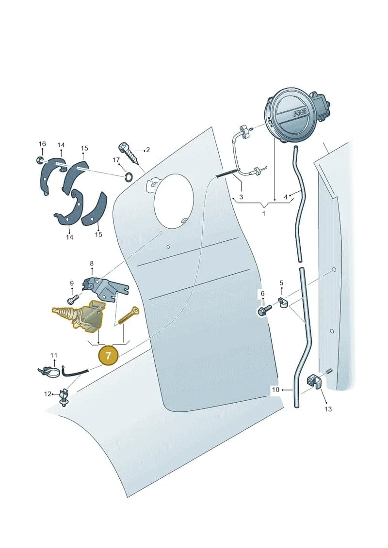 420810773 — Audi R8 qu. 5.2 (2012-2015) diagram 618809900, position 7