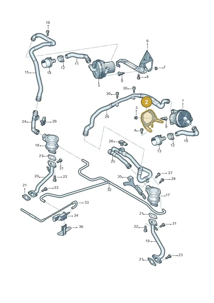 427906407A — Audi R8 qu. 5.2 (2012-2015) diagram 618131300, position 2