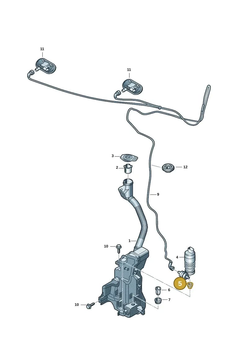 431955465 — Audi Q4 Sportback (2021-2022) diagram 89a955010, position 5