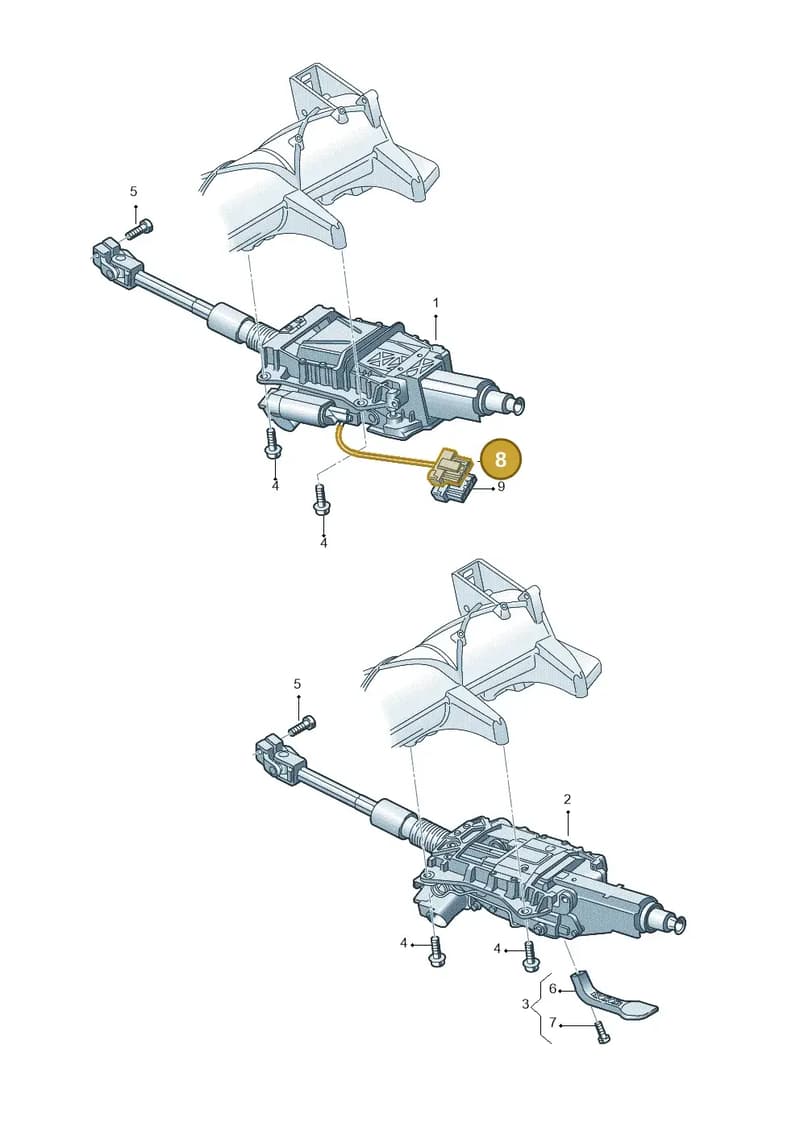 4B0937713 — Audi A6 2.7 TDI (2008-2011) diagram 291419350, position 8