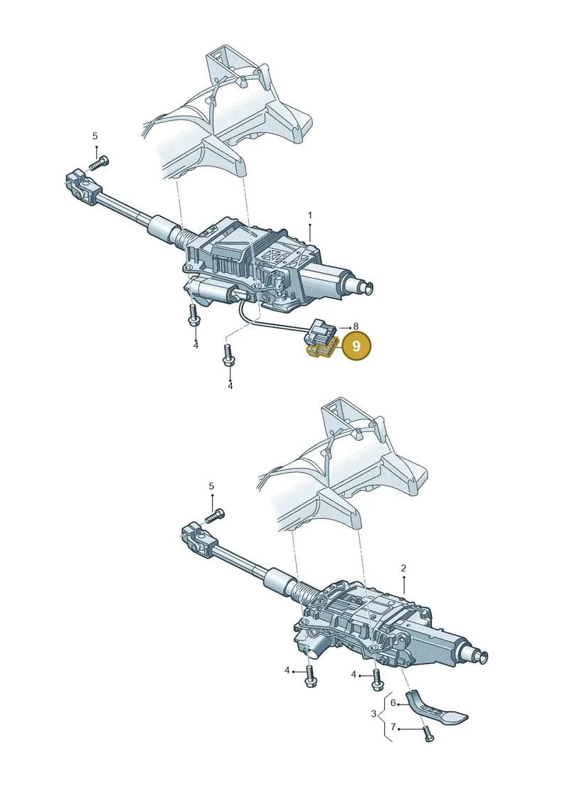 4B0937714 — Audi A6 2.7 TDI (2008-2011) diagram 291419350, position 9