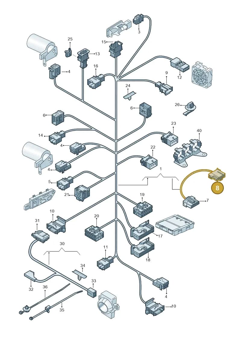 4B0937714 — Audi A8/S8/qu. lang    08> (2007-) diagram 291972820, position 8
