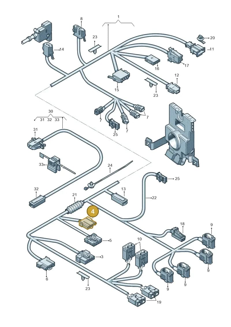 4B0937714 — Audi RS3 Sportback (2011-2012) diagram 646972850, position 4