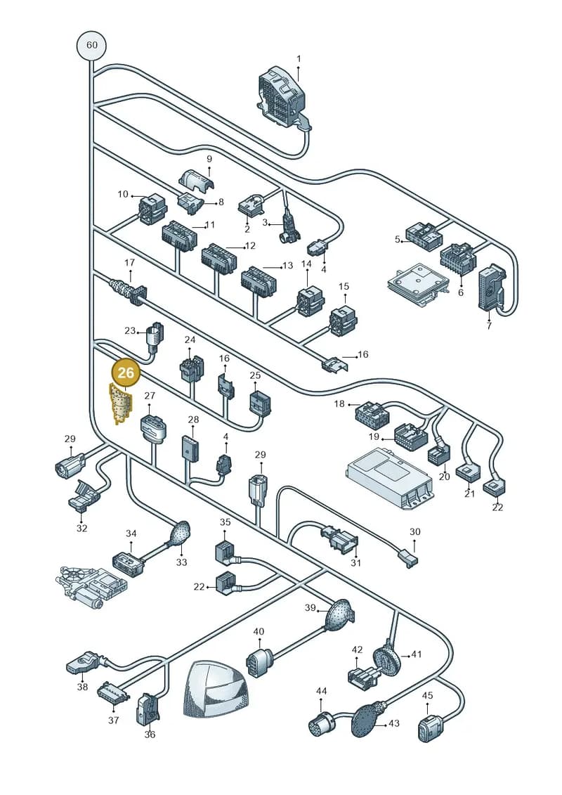 4B0971841D — Audi RS4 Cabrio qu.    08> (2007-) diagram 492971810, position 26