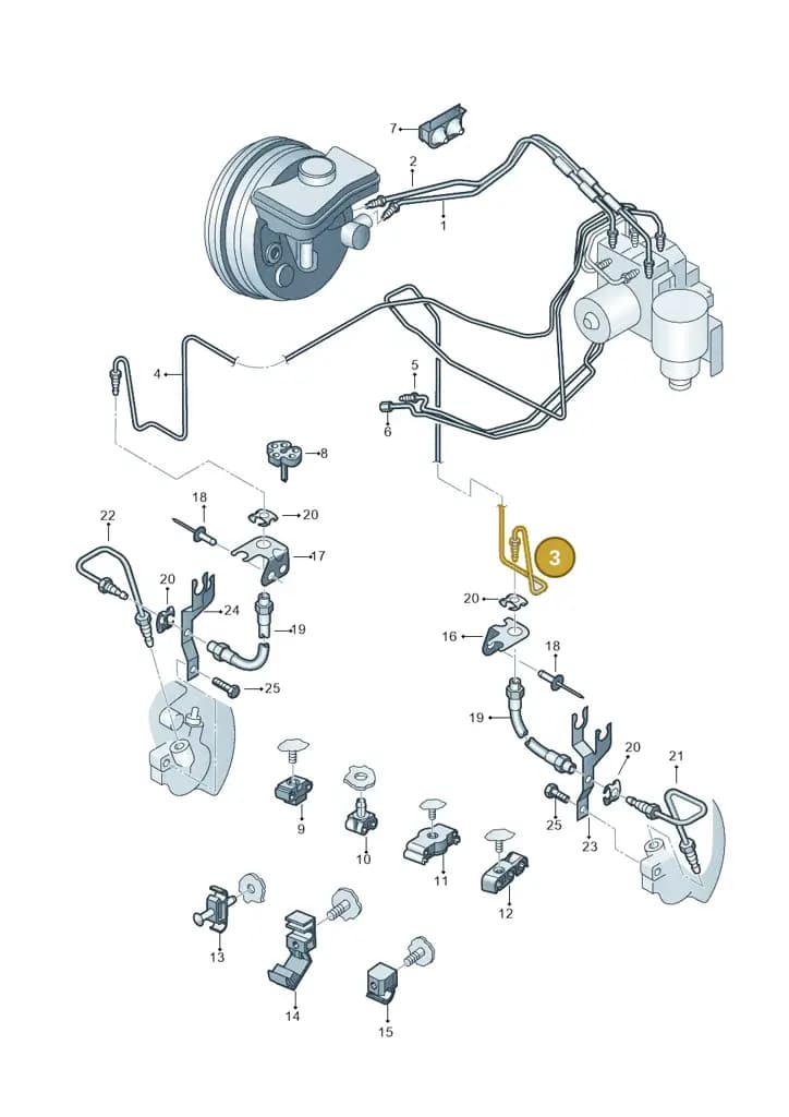 4E0614723AN — Audi A8/S8/qu. lang 08> (2007-) diagram 249611200, position 3