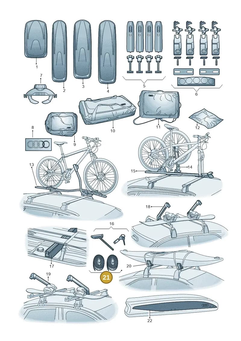 4F0071740A — Audi TT Coupe/Roadster (2002-2006) diagram 765071040, position 21