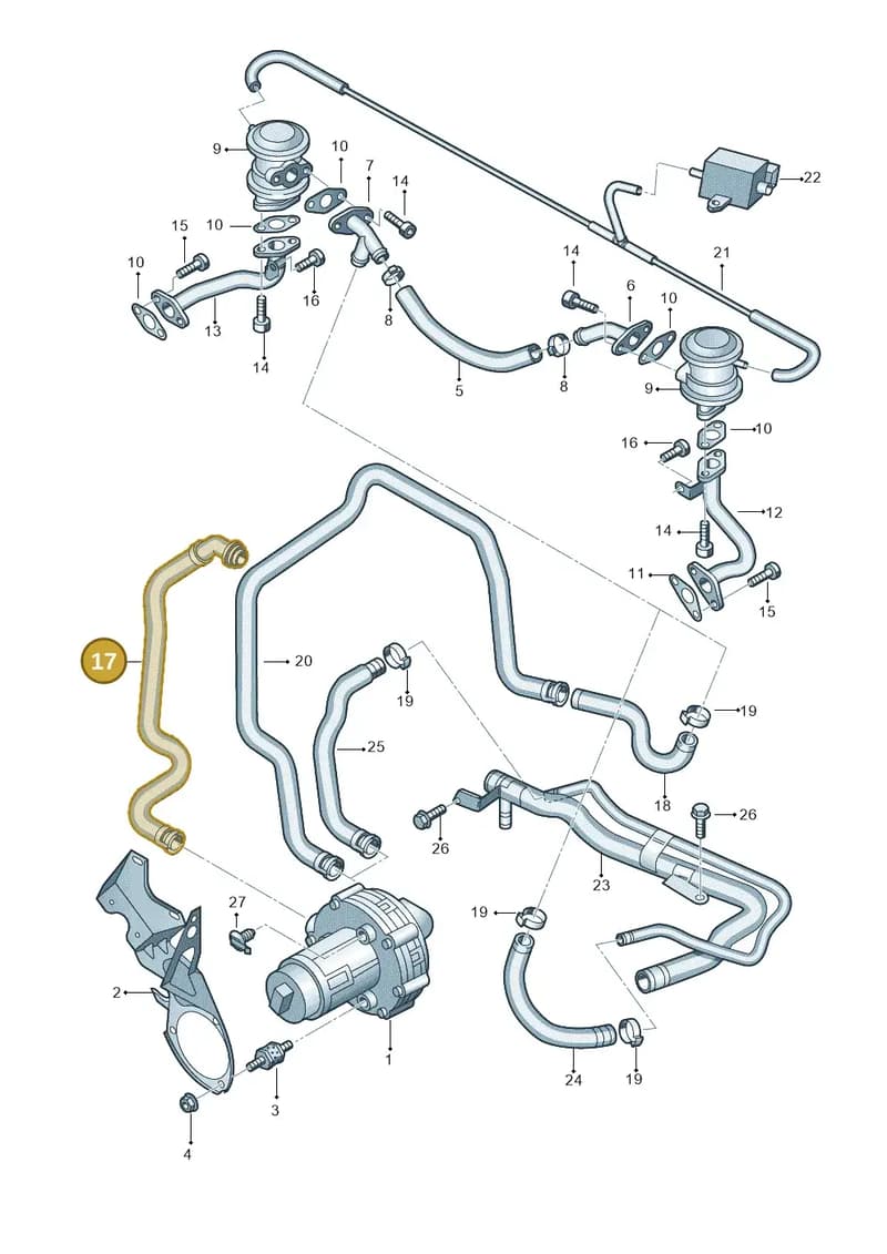 4F0133889G — Audi A6/S6/Avant/qu.   05> (2004-) diagram 247131150, position 17