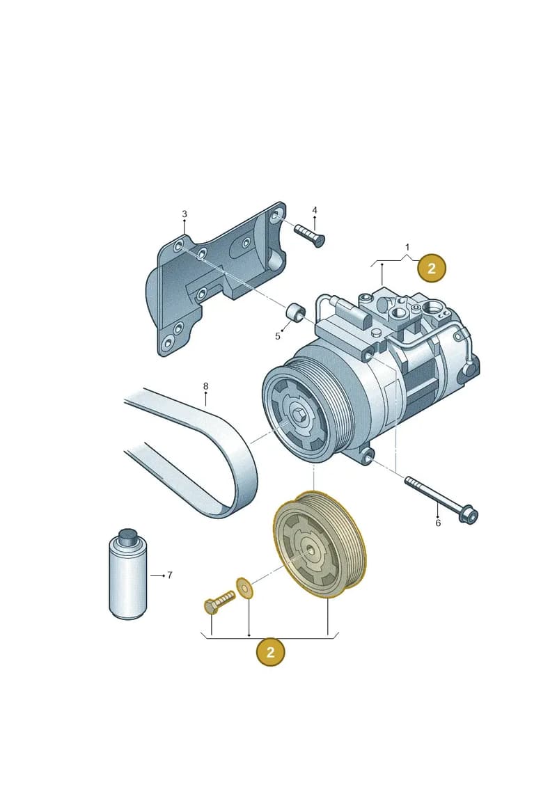 4F0260810D — Audi A8L qu. 3.0 TDI (2009-2014) diagram 291260400, position 2
