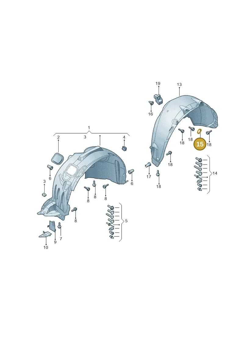 4F0825429C — Audi Q2L BEV (2019-2023) diagram 535821050, position 15