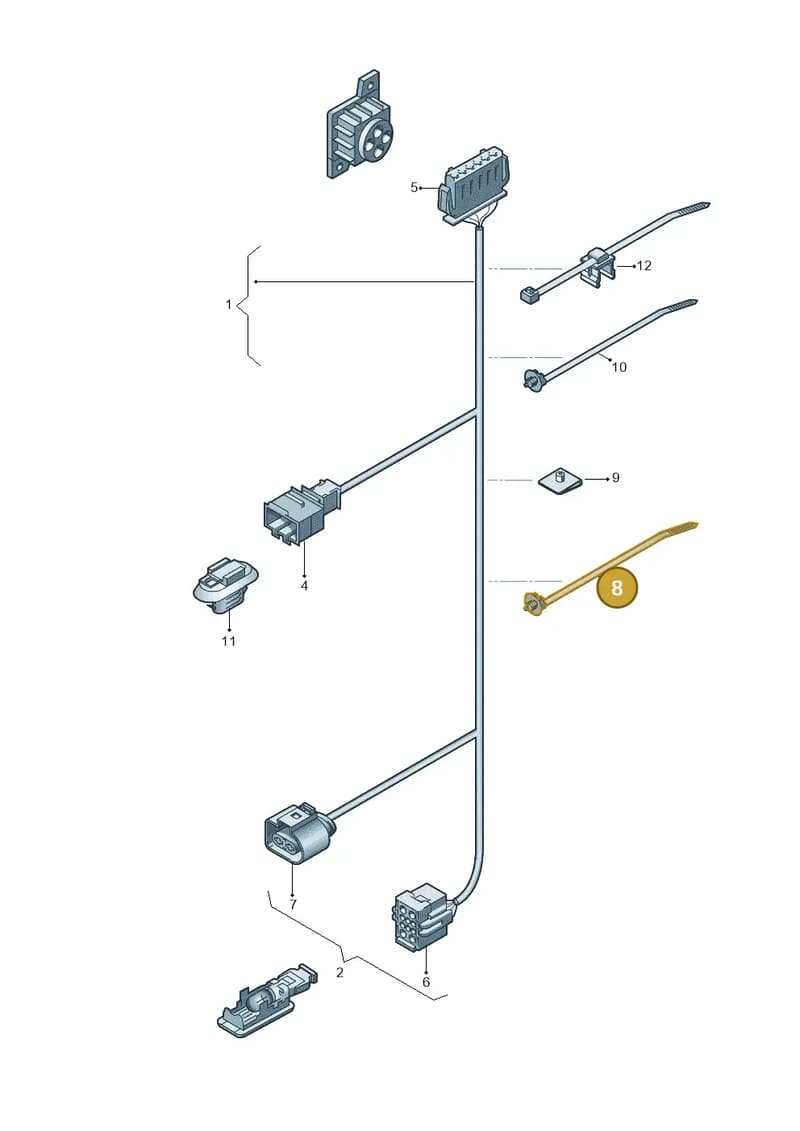 4F2721663 — Audi Q5 qu. 2.0 TDI (2012-2017) diagram 636972100, position 8
