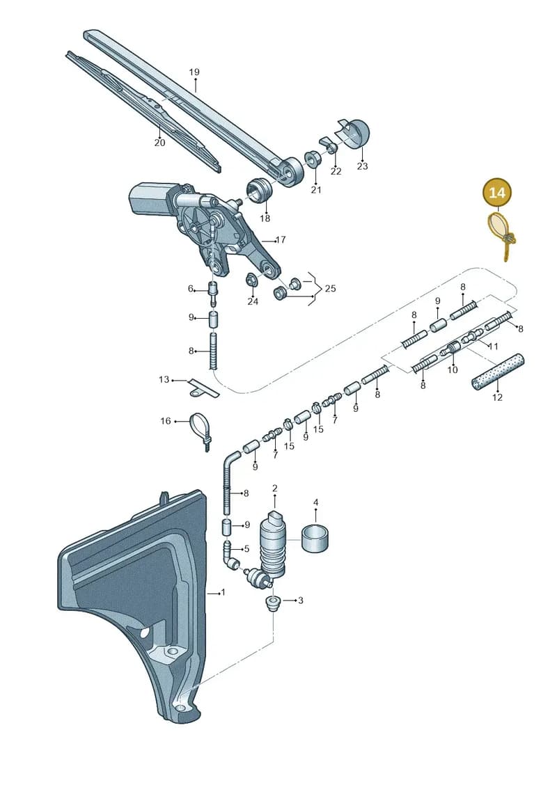 4F2721663 — Audi Q7 (2015-2025) diagram 859955200, position 14