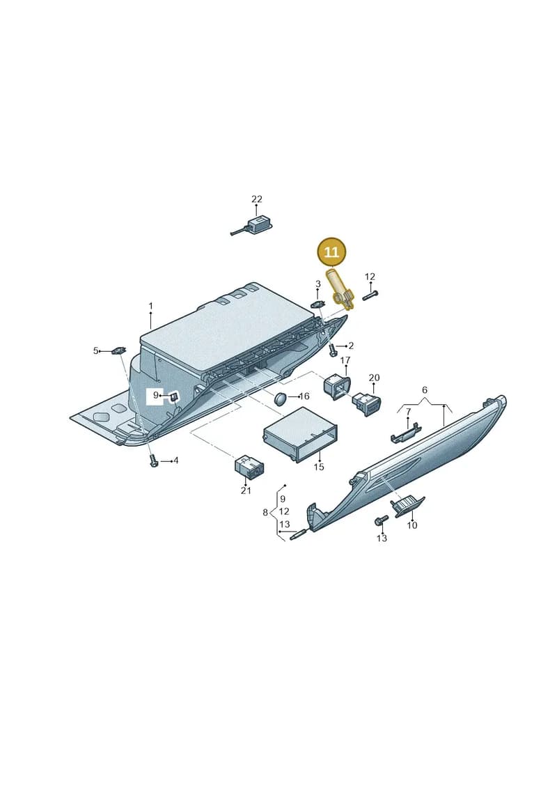 4F2880324 — Audi RS6 Avant (2013-2018) diagram 788857200, position 11