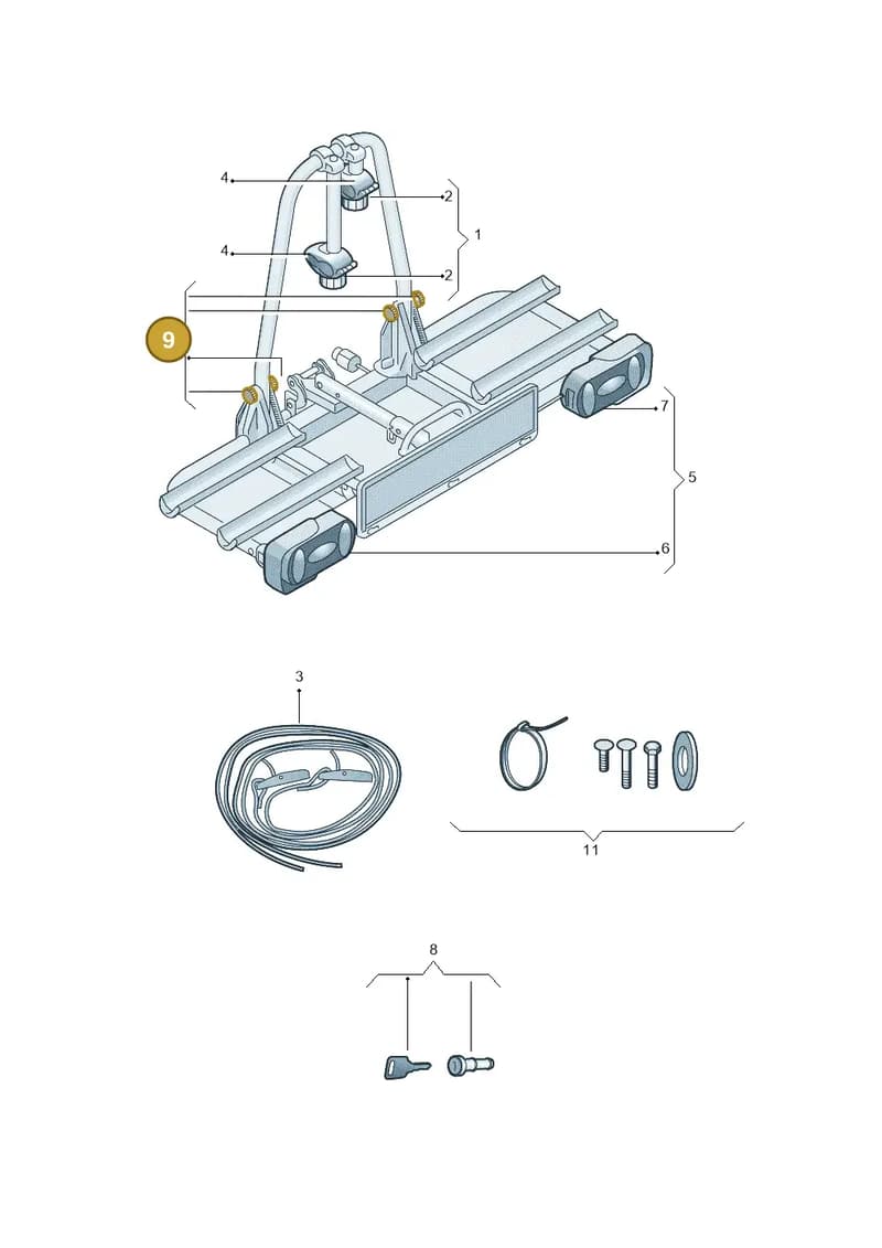 4F9071737A — Audi A3 Cab. 1.4 (2013-2016) diagram 778071650, position 9
