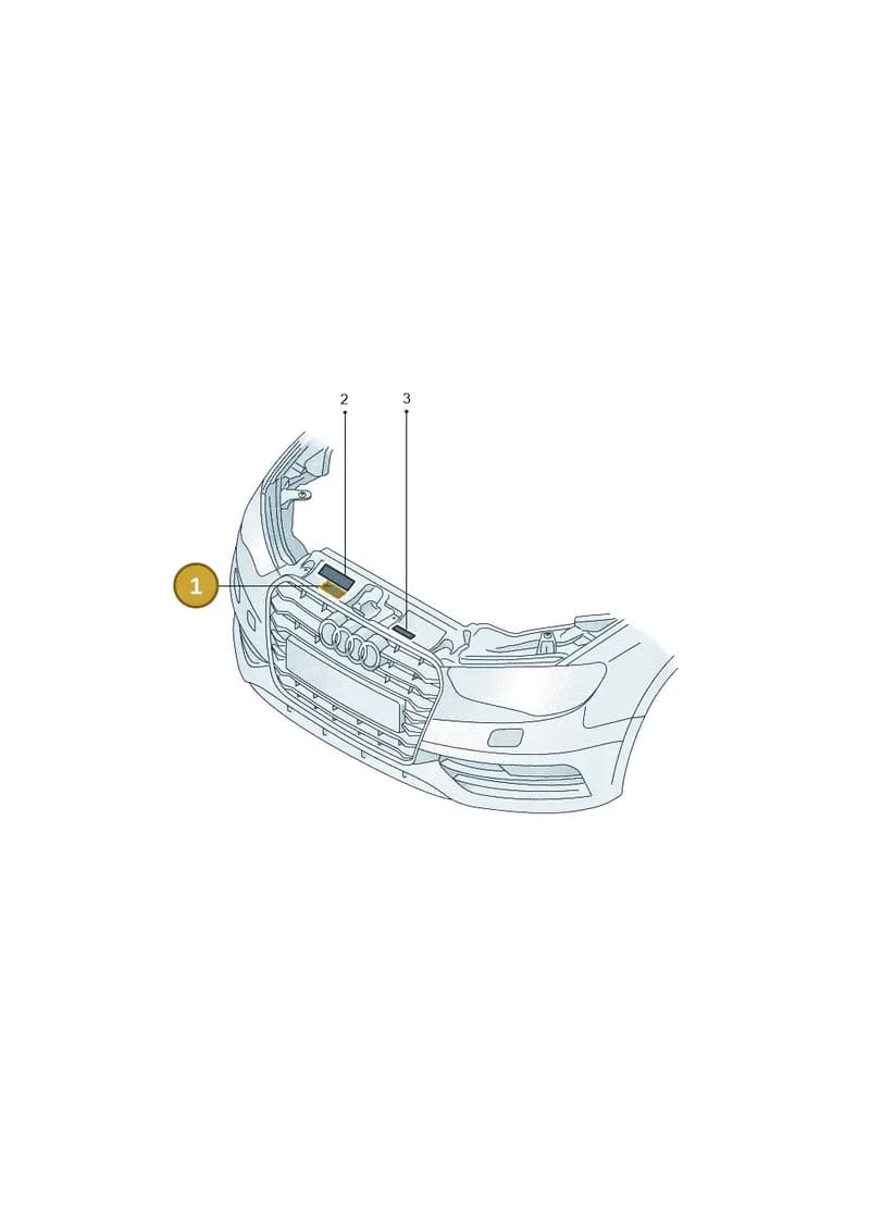 4G0010515P — Audi RS3 Sportback (2015-2016) diagram 858010100, position 1