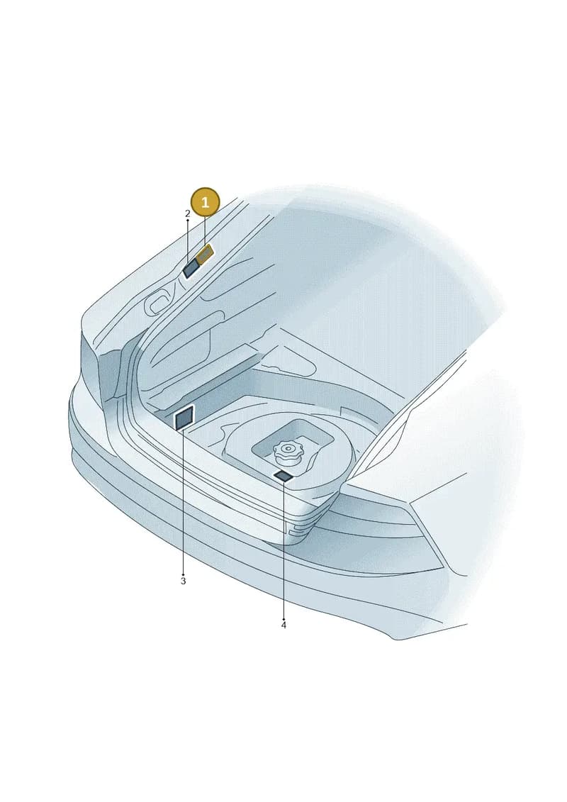 4G0010526 — Audi A7 Sportback (2014-2018) diagram 765010300, position 1