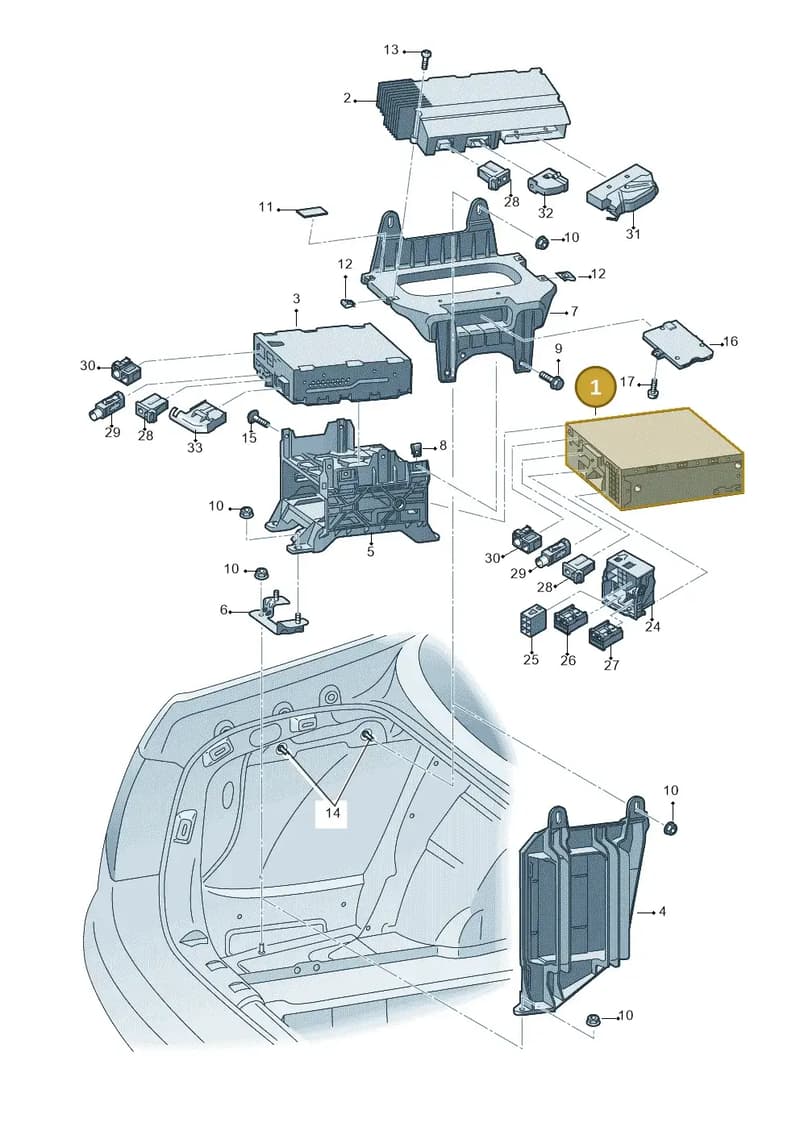 4G0035053 — Audi A6 2.7 TDI (2008-2011) diagram 648035400, position 1