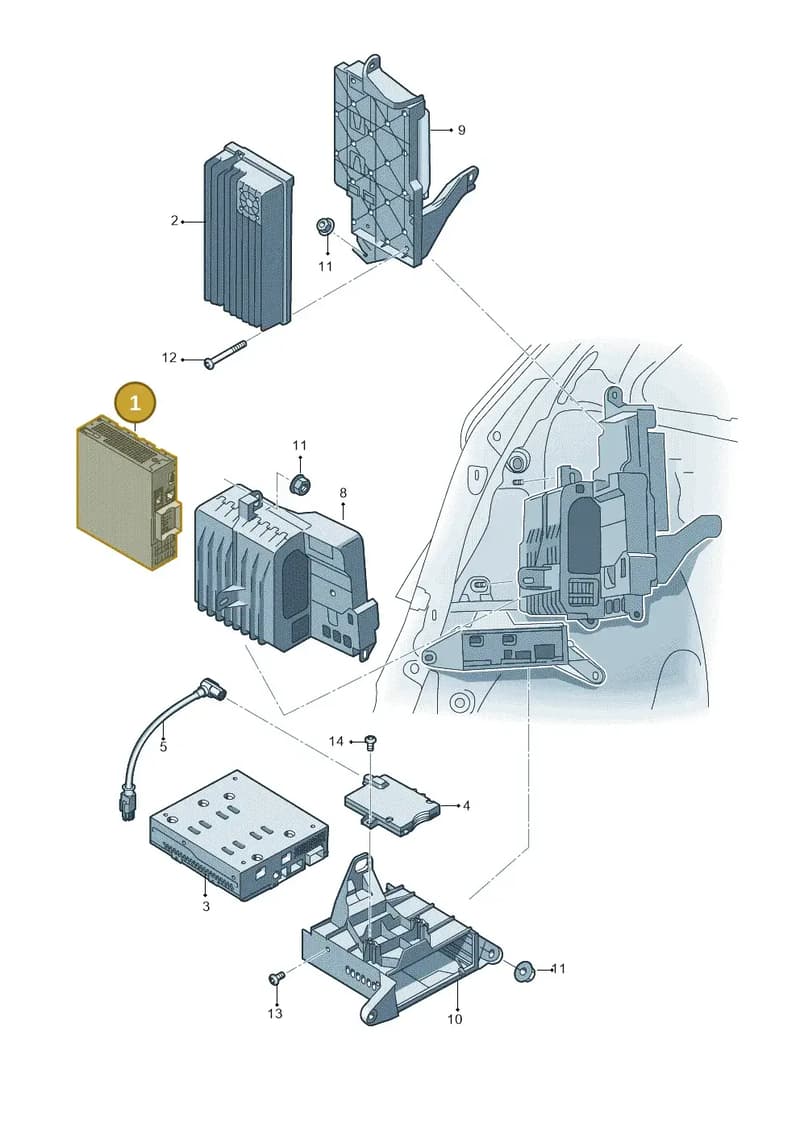 4G0035083 — Audi Q5 qu. 2.0 TDI (2012-2017) diagram 647035400, position 1