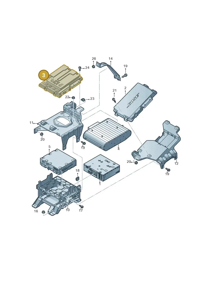 4G0035465C — Audi RS7 Sportback (2013-2018) diagram 765035400, position 3