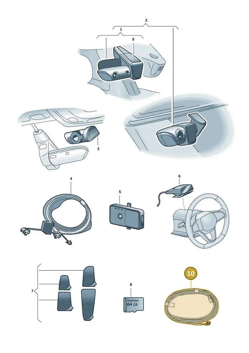 4G0063511AE — Audi RS e-tron GT (2020-2025) diagram 4j1063050, position 10