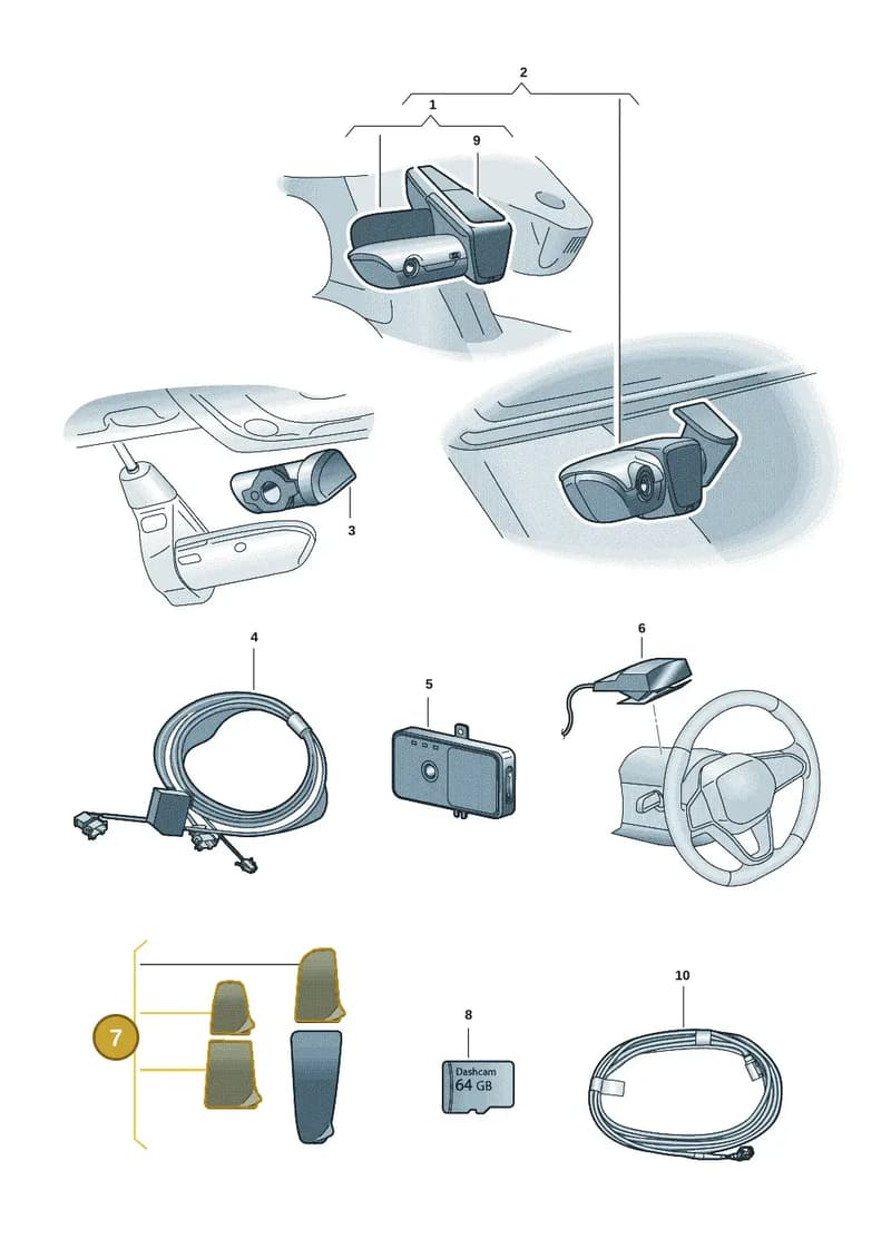 4G0063511L — Audi RS e-tron GT (2020-2025) diagram 4j1063050, position 7