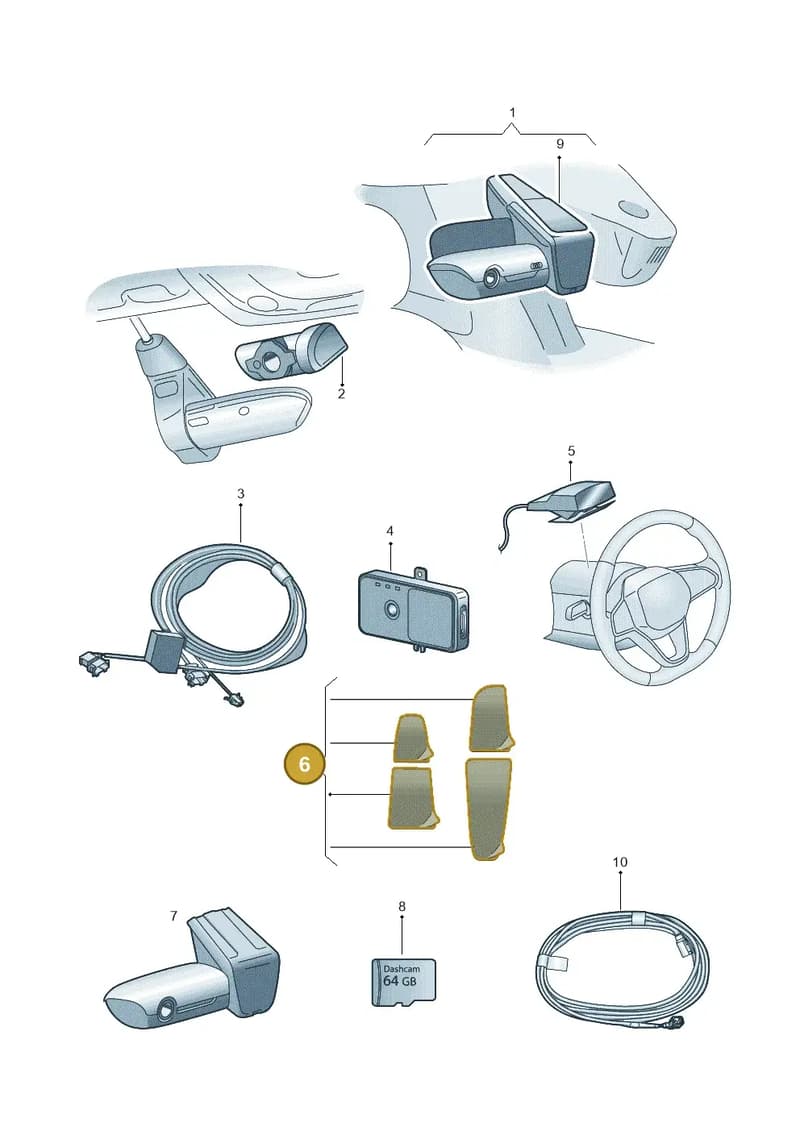 4G0063511L — Audi TT RS (2016-2023) diagram 898063050, position 6
