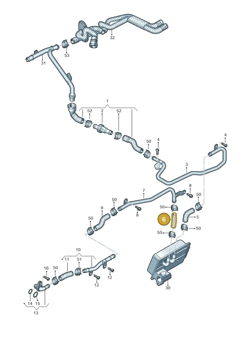 4G0121448BM — Audi A7 Sportback (2014-2018) diagram 798121130, position 6