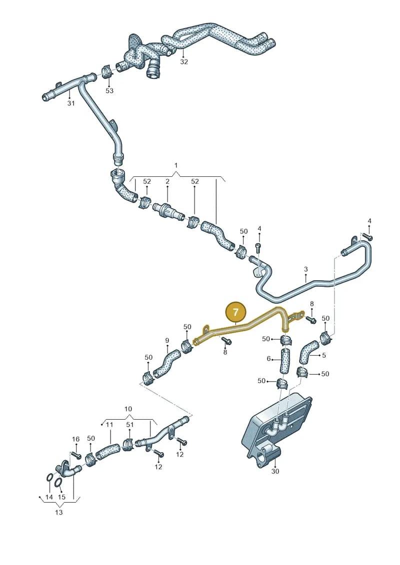 4G0121481AL — Audi A7 Sportback (2014-2018) diagram 798121130, position 7