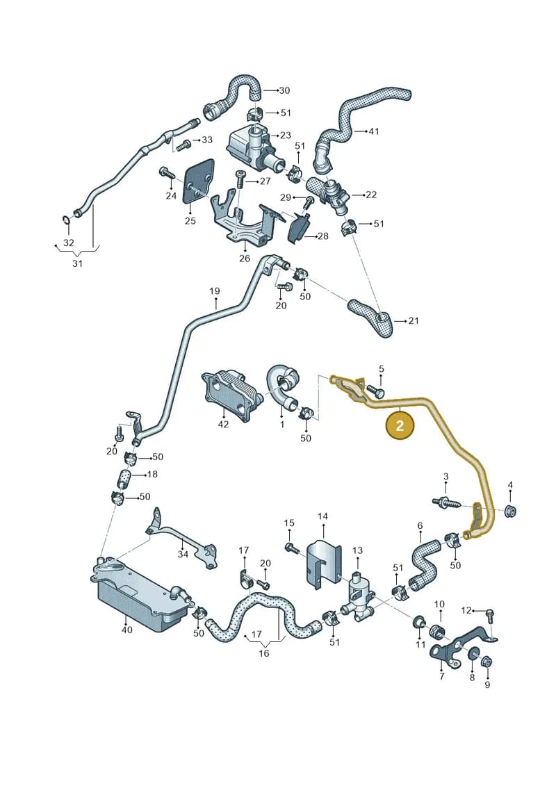 4G0121481AP — Audi A7 Sportback (2014-2018) diagram 788121430, position 2