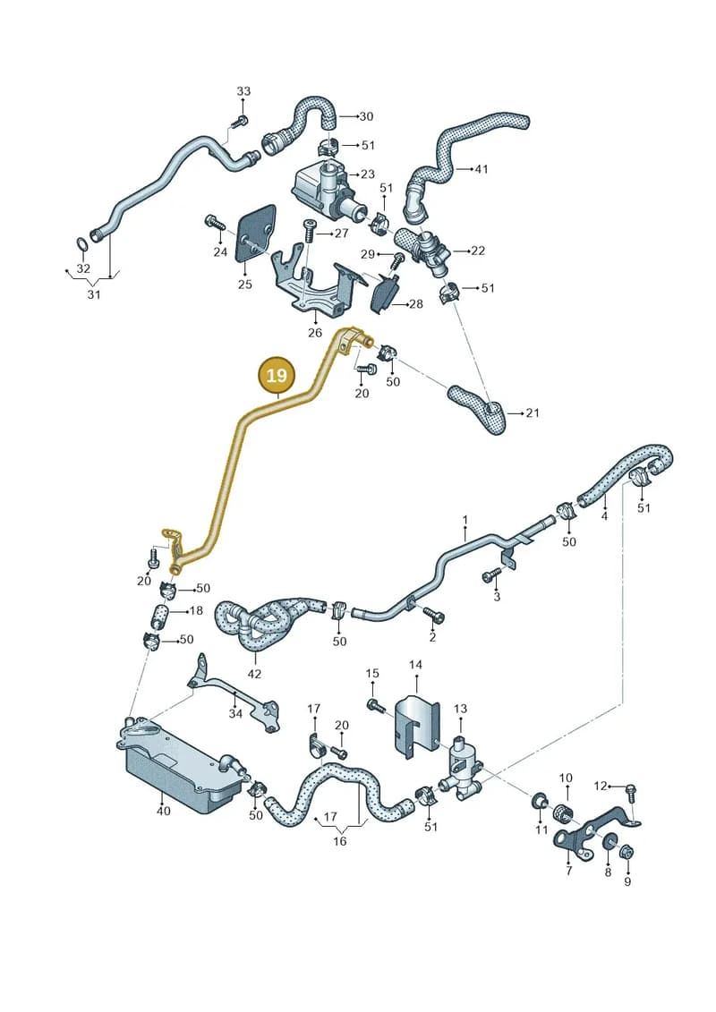 4G0121485BL — Audi A7 Sportback (2014-2018) diagram 798121360, position 19