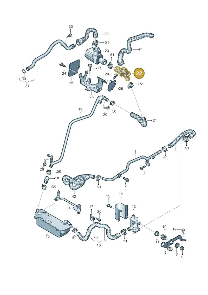 4G0122096AD — Audi A7 Sportback (2014-2018) diagram 798121360, position 22