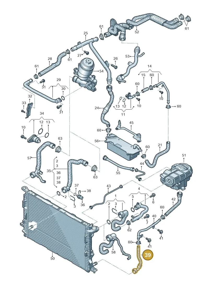4G0122109E — Audi A6 Avant (2012-2018) diagram 717121220, position 39