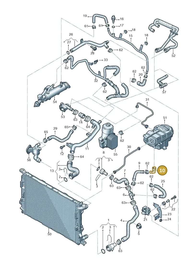 4G0122293G — Audi A6 2.0 tdi (2010-2015) diagram 717121140, position 10