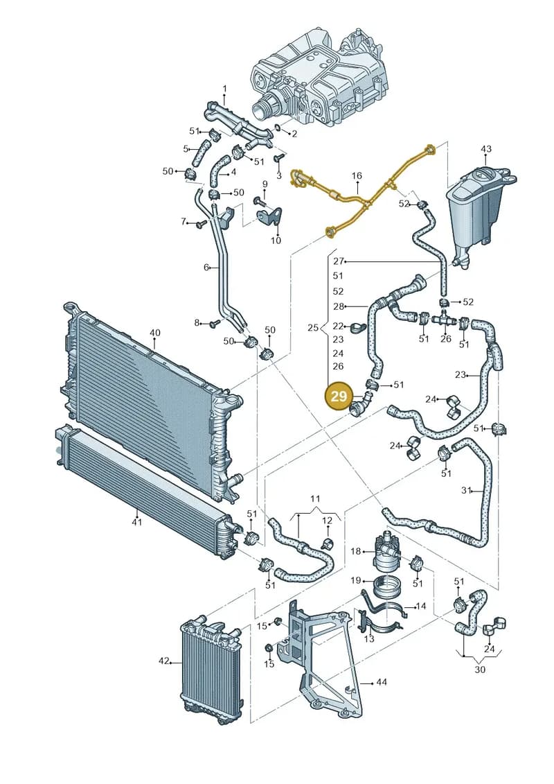 4G0122293G — Audi Q5 qu. 2.0 TDI (2012-2017) diagram 751121610, position 29