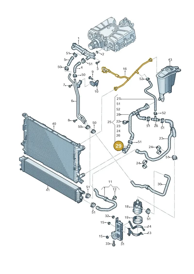 4G0122293G — Audi Q5 qu. 2.0 TDI (2012-2017) diagram 751121620, position 29
