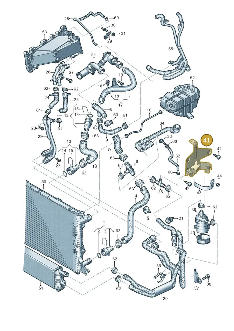 4G0145879N — Audi A6 (2014-2018) diagram 717121180, position 41