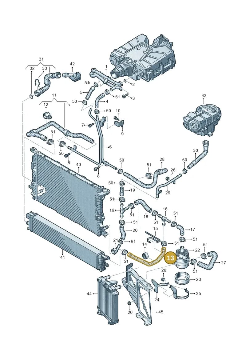 4G0145926C — Audi A6 Avant (2012-2018) diagram 711121410, position 13
