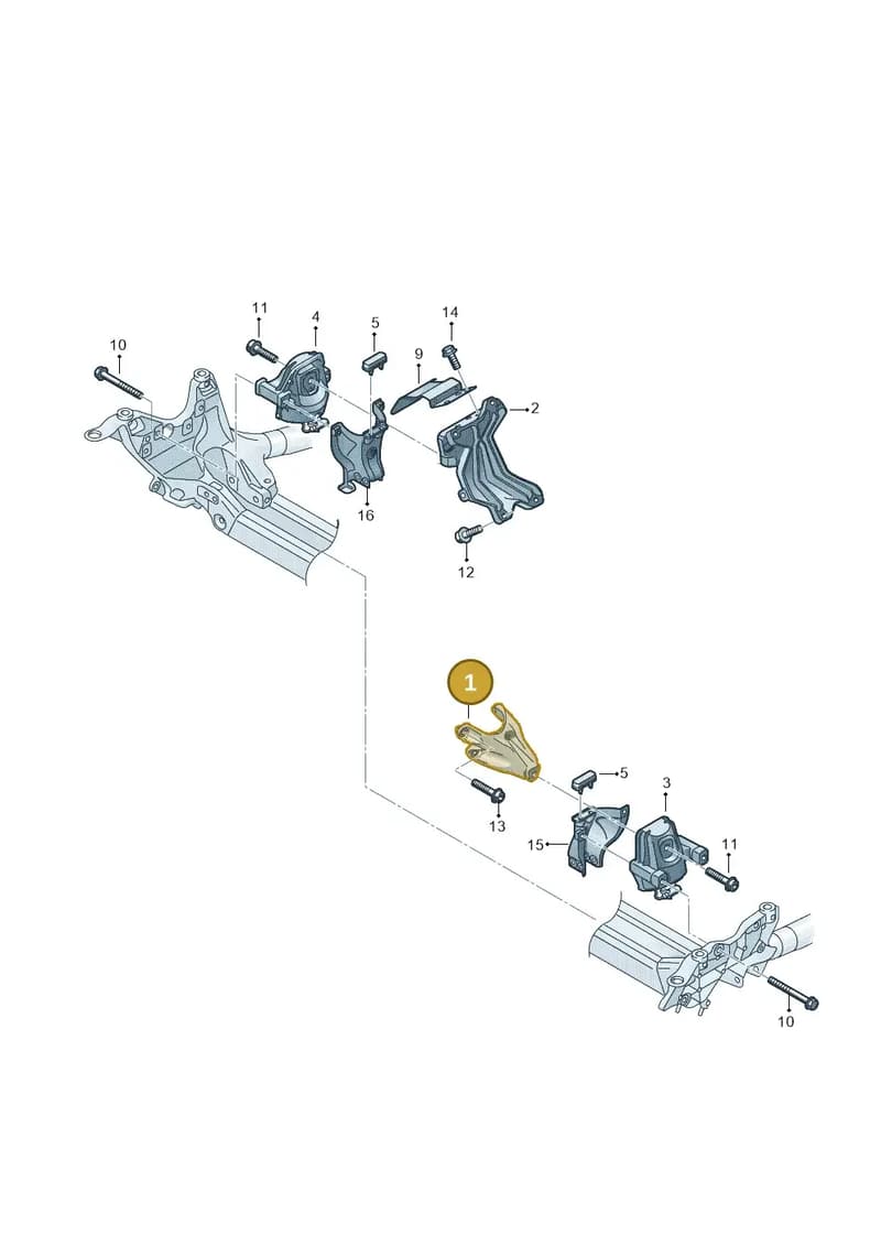 4G0199307AK — Audi A8 (2013-2018) diagram 771199080, position 1