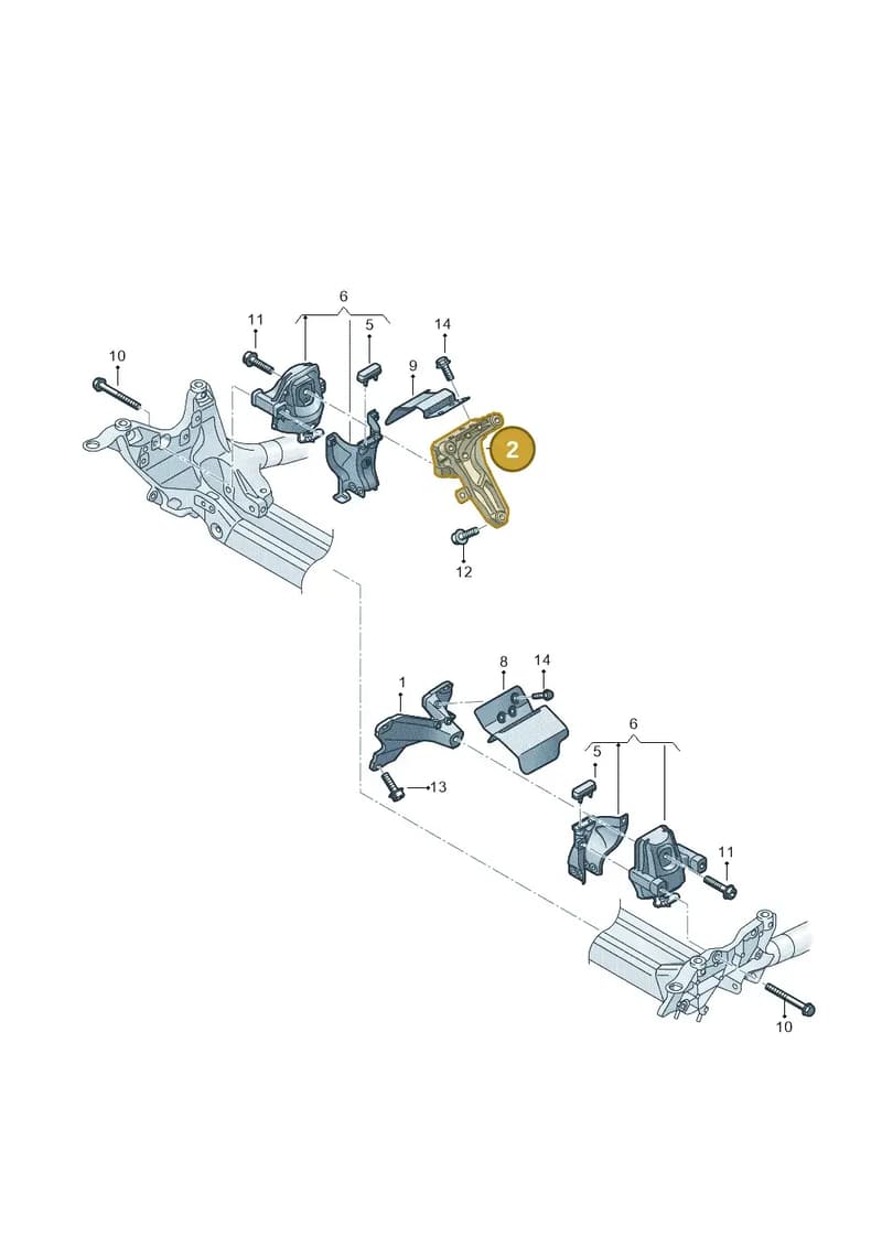4G0199308N — Audi Q5 qu. 2.0 TDI (2008-2012) diagram 636199200, position 2