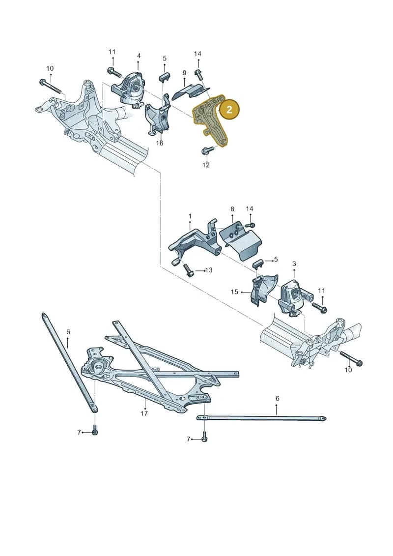 4G0199308N — Audi A5 Cabrio 2.0 (2011-2017) diagram 725199150, position 2