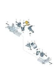 4G0199388B Audi Cover Plate for Rubber-Metal Bearing
