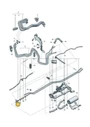 4G0201346B Audi T-Piece