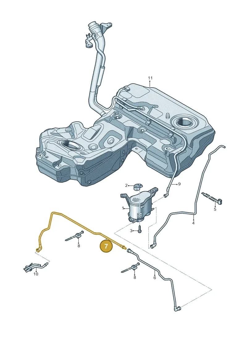 4G0201992E — Audi A7 Sportback (2014-2018) diagram 711201800, position 7