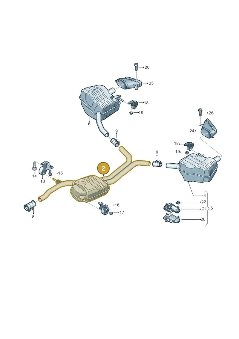 4G0253409BB — Audi A7 Sportback (2014-2018) diagram 798253830, position 2