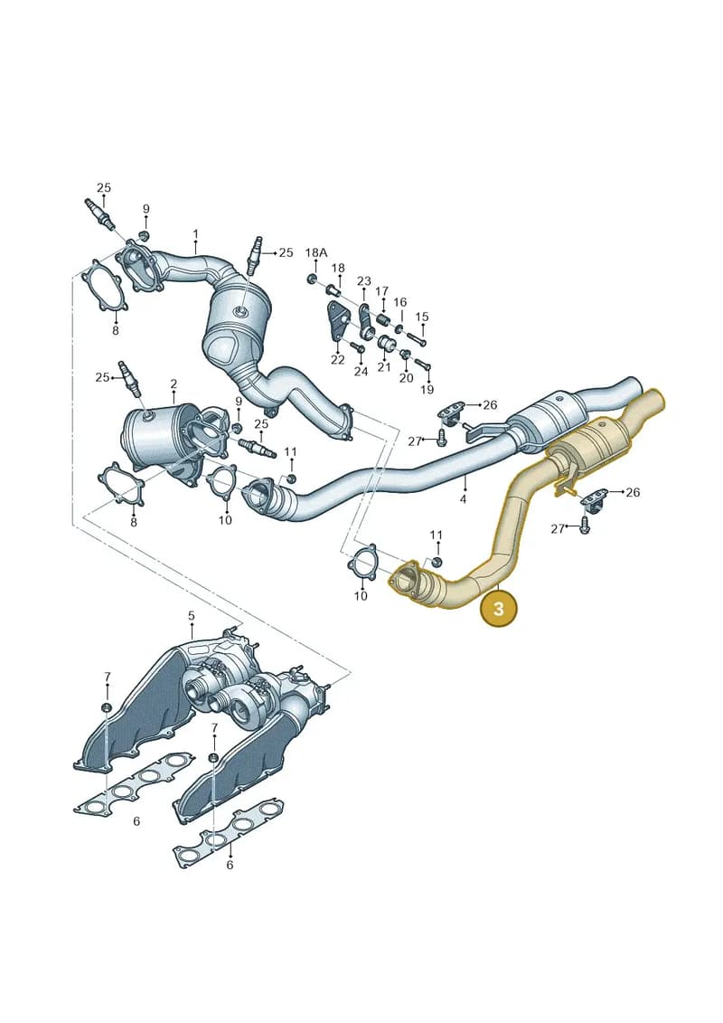 4G0254300K — Audi RS6 Avant (2013-2018) diagram 711253750, position 3