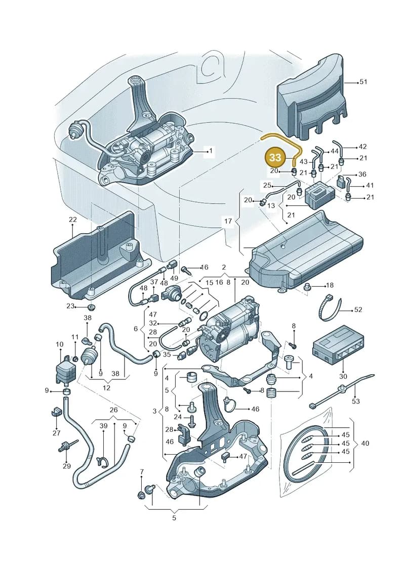 4G0616707F — Audi A6 1.8 (2015-2019) diagram 887616030, position 33