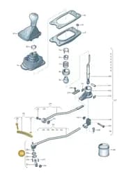 4G0798151 Audi Repair Set for Gearbox Shift Lever
