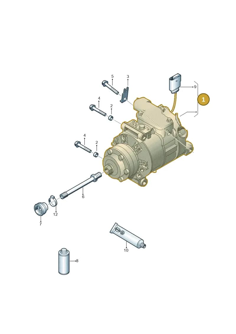 4G0816803G — Audi A8 (2013-2018) diagram 771260100, position 1