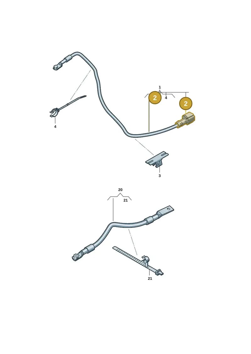 4G0906234F — Audi A5 Limousine (2024-2025) diagram 8wk972030, position 2