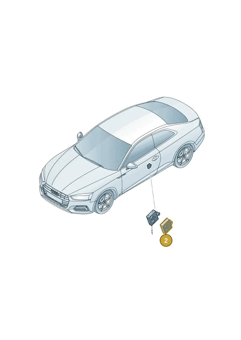 4G0907577 — Audi RS5 Sportback (2017-2025) diagram 847959100, position 2