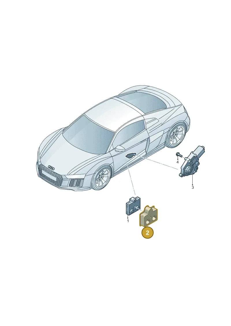 4G0907577 — Audi R8 Spyder (2015-2024) diagram 872959100, position 2